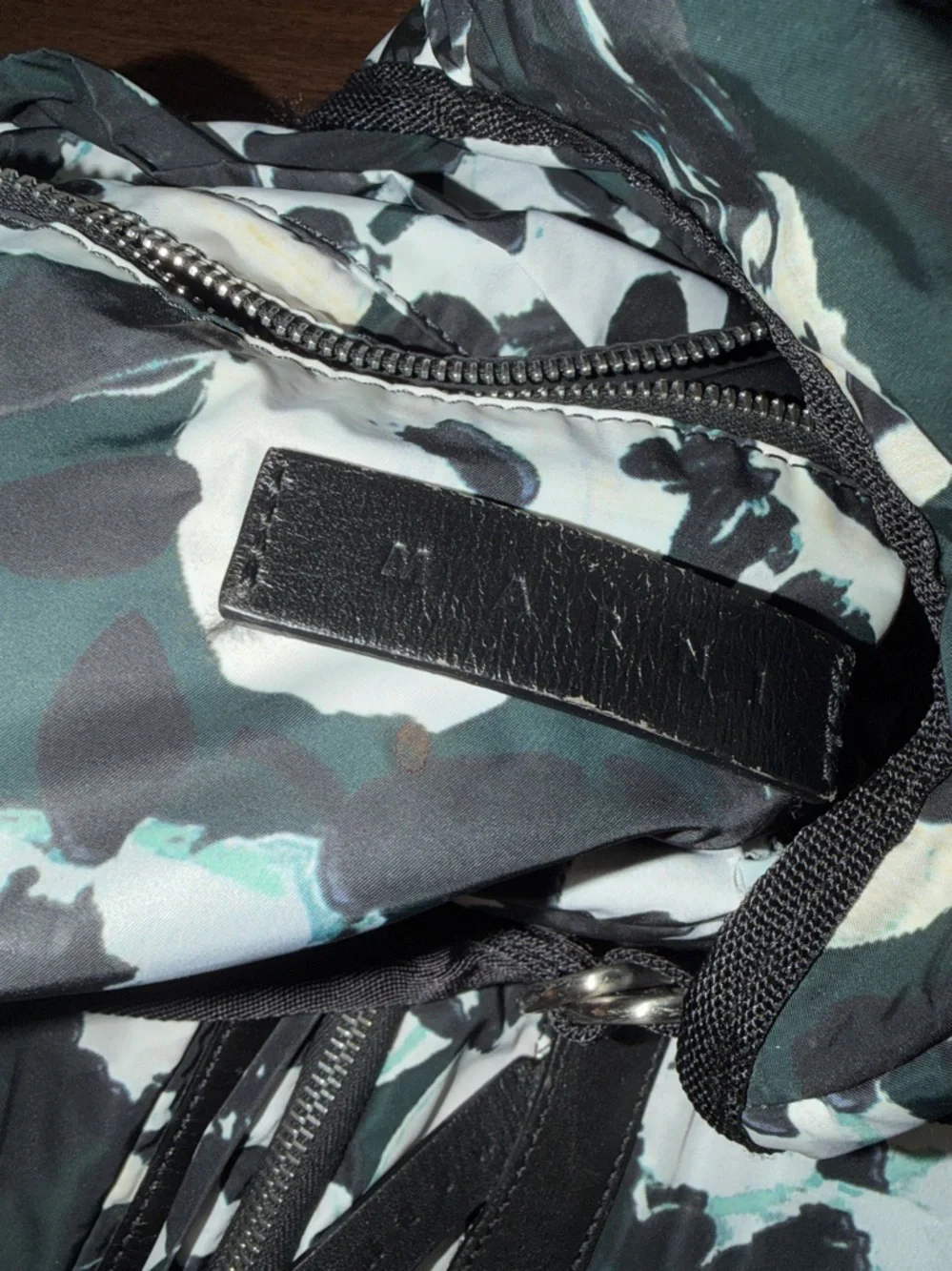 RARE MARNI x Francois-Xavier Tavy-Sacley floral backpack $1200